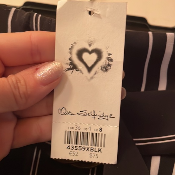 Black and white high waisted trousers - Picture 4 of 5